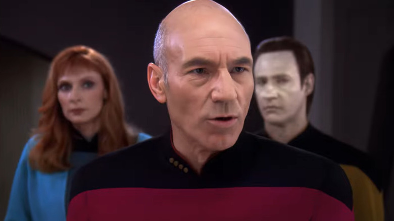 Picard talking