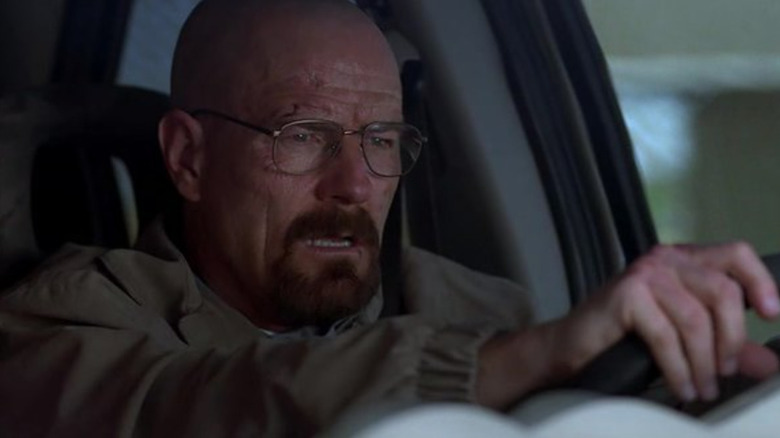 Walter White driving