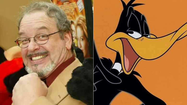 Joe Alaskey with Daffy Duck