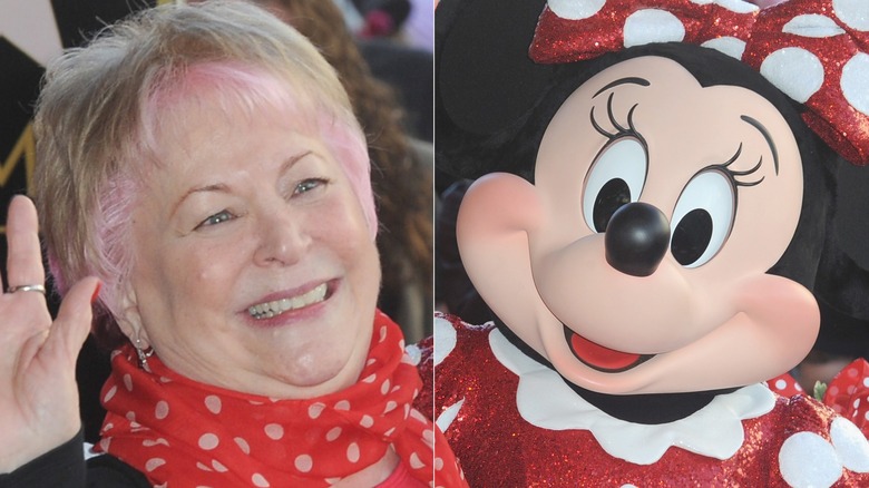 Russi Taylor with Minnie Mouse