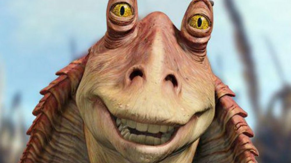 Jar Jar Binks, as played by Ahmed Best