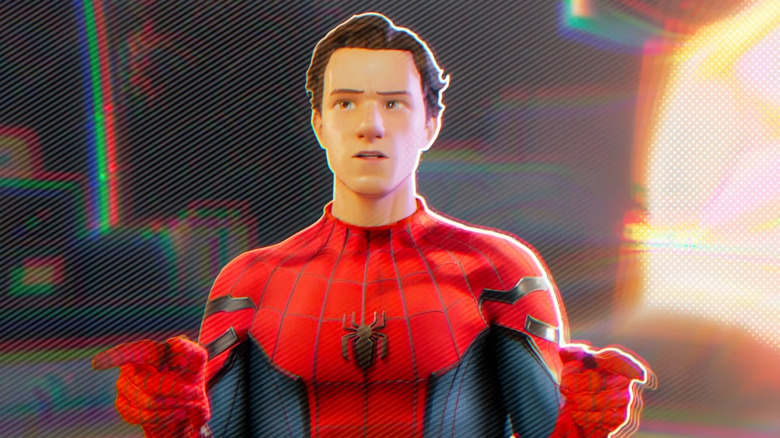 Tom Holland's Spider-Man meets other Spider-Men in the Spider-Verse