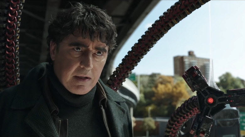 Doctor Octopus concerned expression