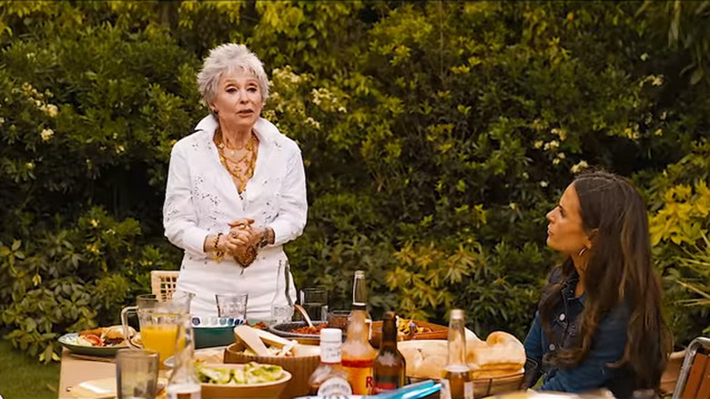 Helen Mirren speaking to Vin Diesel