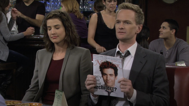 Barney holds New York Magazine in HIMYM