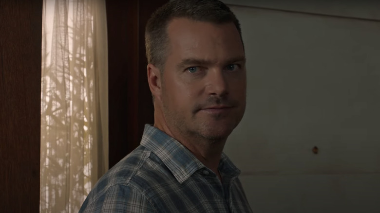 Chris O'Donnell standing by door