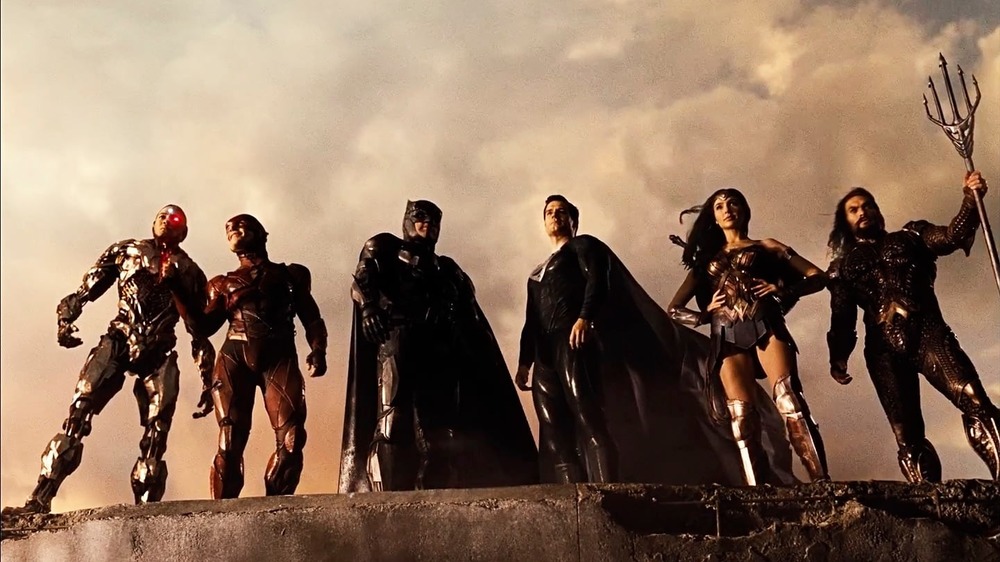 Cyborg, Flash, Batman, Superman, Wonder Woman, and Aquaman