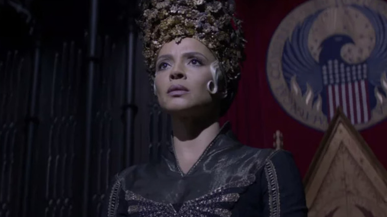 Madam President looking surprised Fantastic Beasts