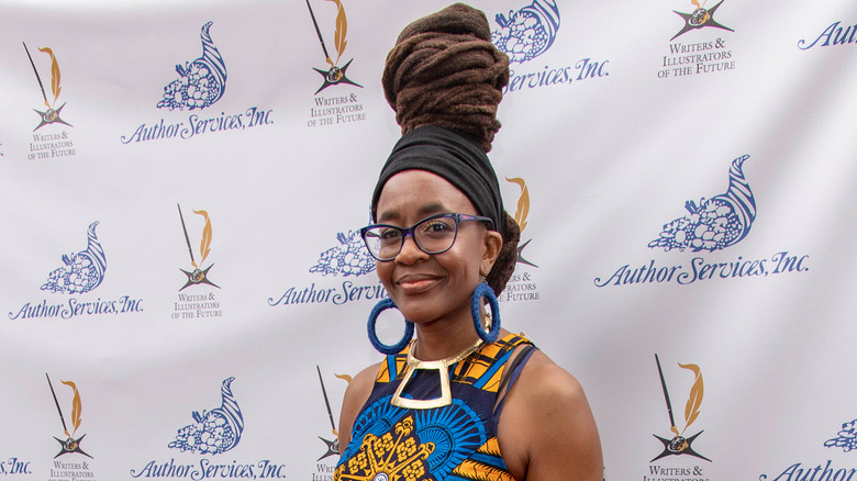 Nnedi Okorafor at writer's event