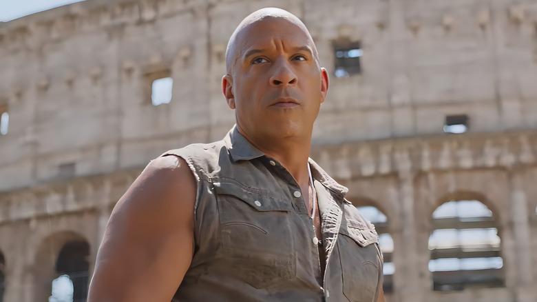 Dom Toretto looking determined