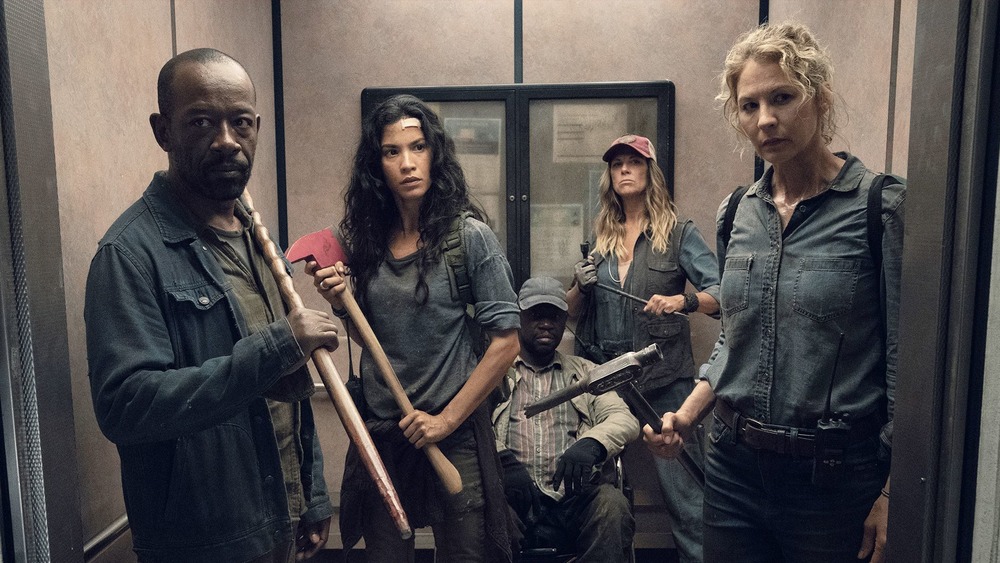 Some of the lead characters from Fear the Walking Dead season 5