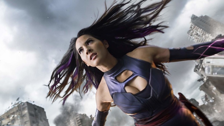 Psylocke in battle