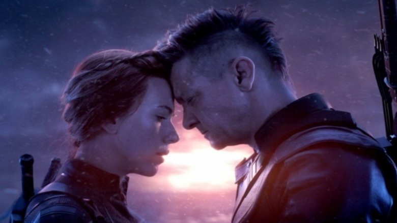 Scarlett Johansson and Jeremy Renner in Avengers: Endgame