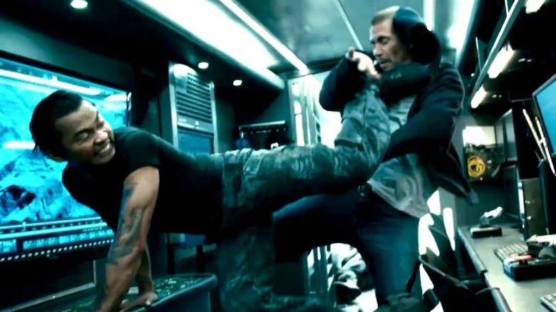 Tony Jaa and Paul Walker in Furious 7