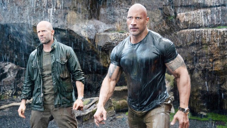 Dwayne Johnson and Jason Statham in Hobbs & Shaw