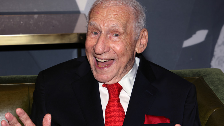 Mel Brooks smiling