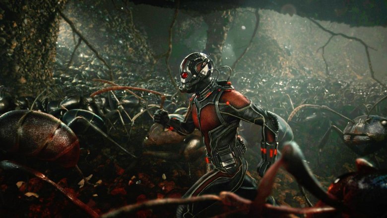 Ant-Man with ants