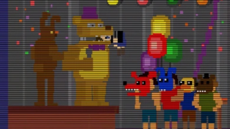 Fredbear biting the Crying Child