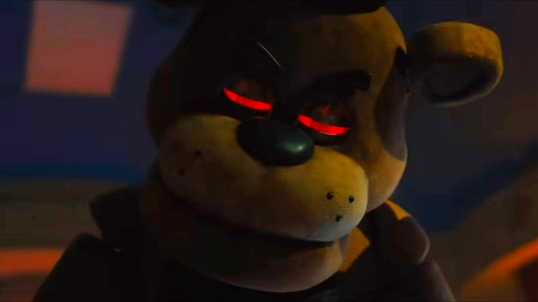 Freddy Fazbear with red eyes