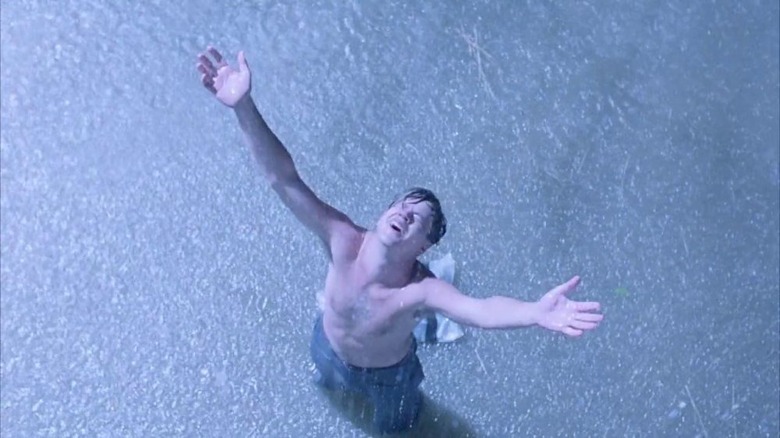 Andy Dufresne in the rain