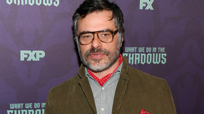 Jemaine Clement in corduroy jacket 