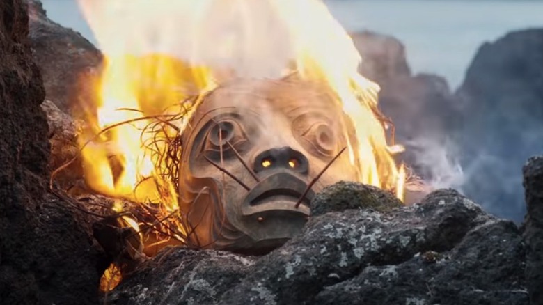 burning mask from SGaawaay K'uuna