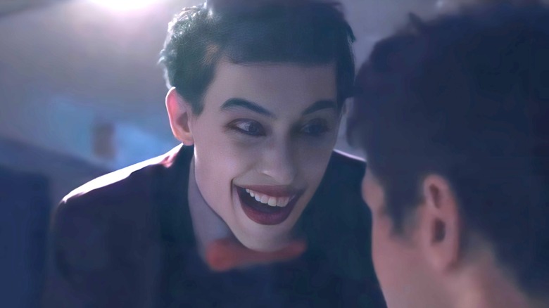 Joker laughing sinisterly