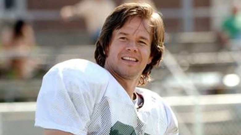 Mark Wahlberg smiles in Invincible