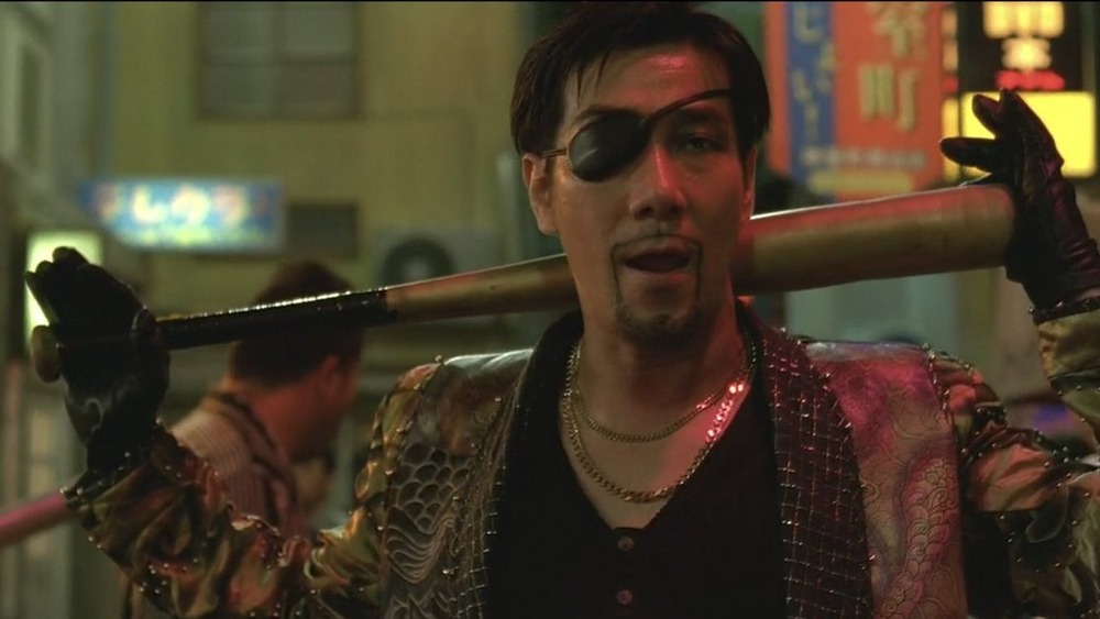 Goro Majima with baseball bat