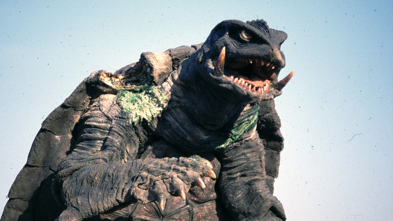 Gamera roars