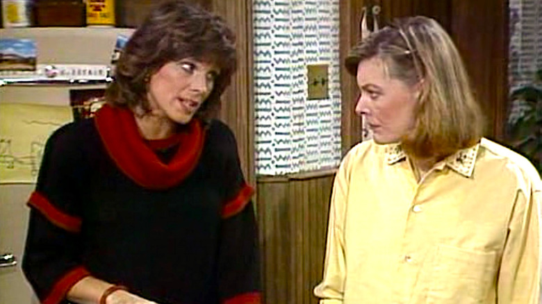 Kate and Allie in the kitchen