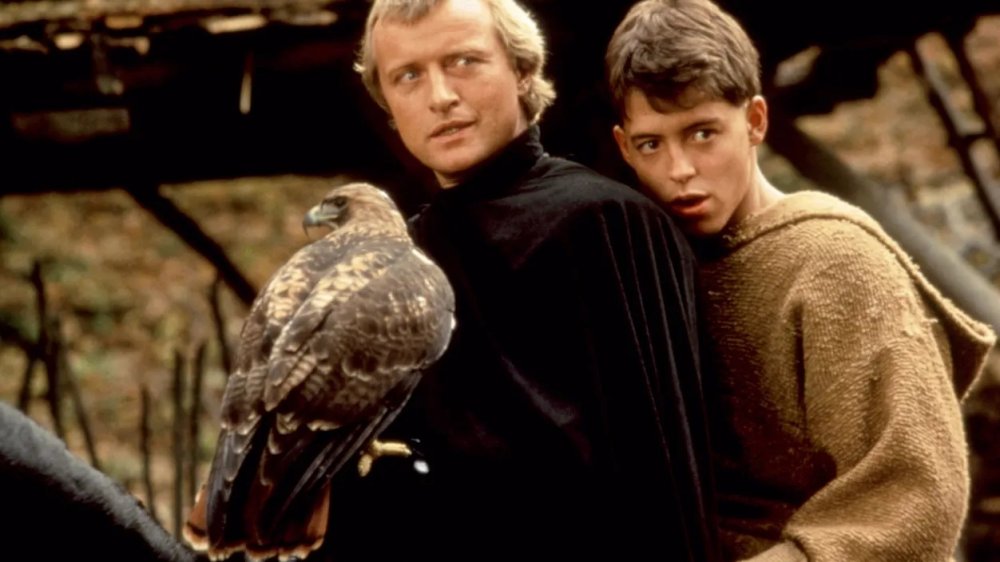 Rutger Hauer, Matthew Broderick in Ladyhawke