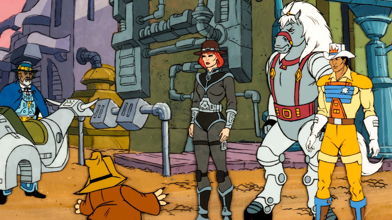 Marshal Bravestarr and friends