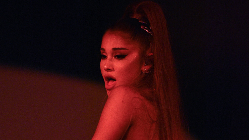 Ariana Grande performing