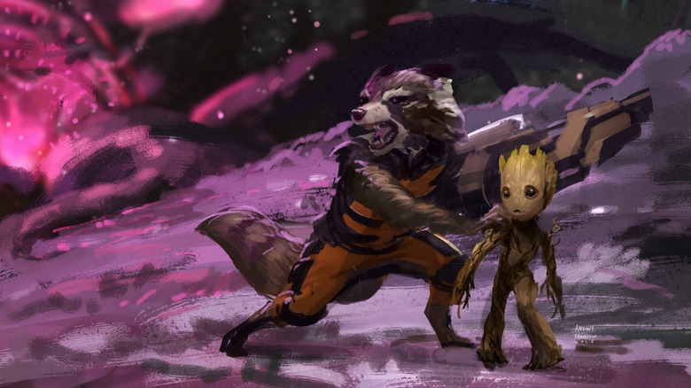 Anthony Francisco's Baby Groot artwork