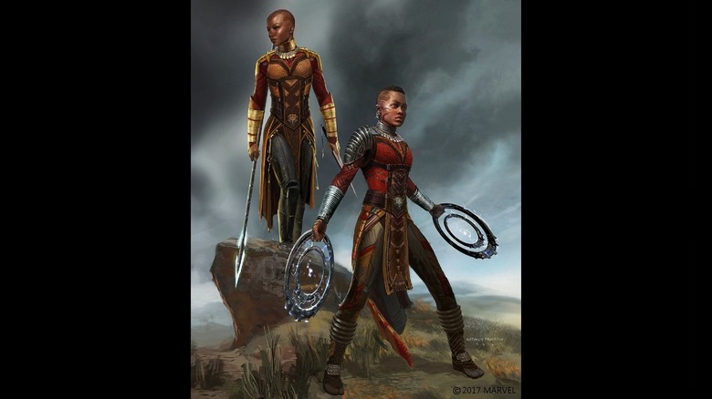 One of Anthony Francisco's concept designs for the Dora Milaje