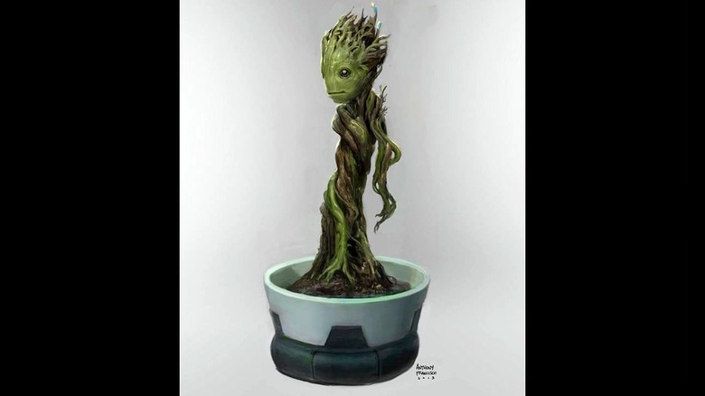 Anthony Francisco's Baby Groot artwork