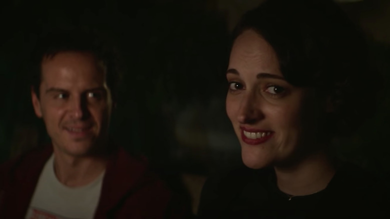 Phoebe Waller-Bridge breaking the fourth wall