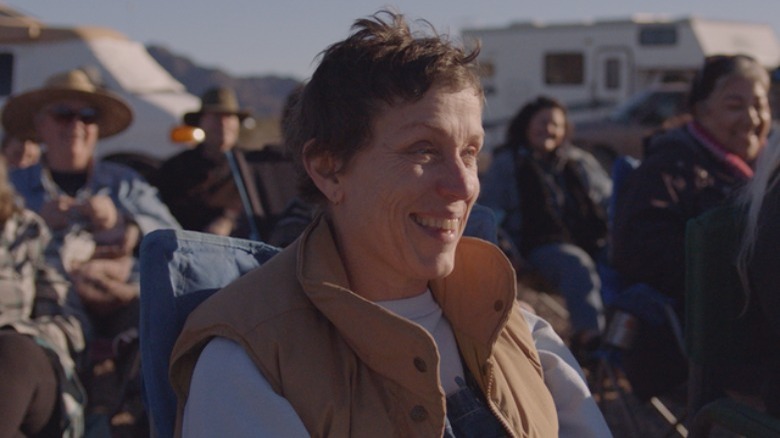 Frances McDormand laughing