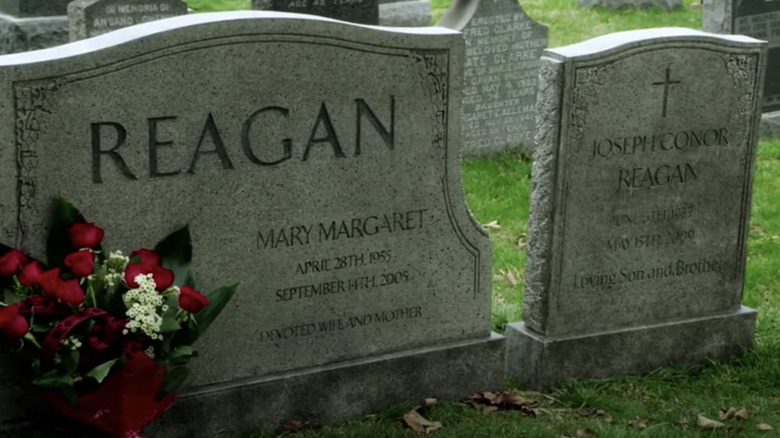 The Reagan family tombstones 