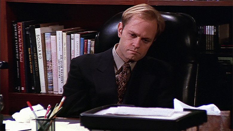 Niles Crane looking sad 