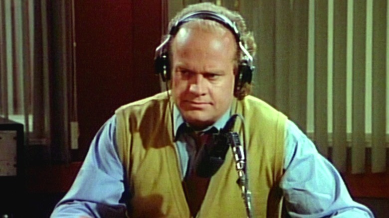 Frasier listens to a caller