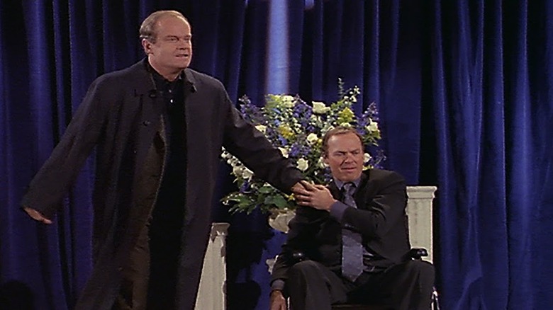 Frasier rushes Blaine's stage