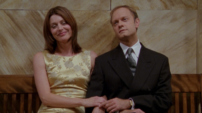 David Hyde Pierce and Jane Leeves in Frasier