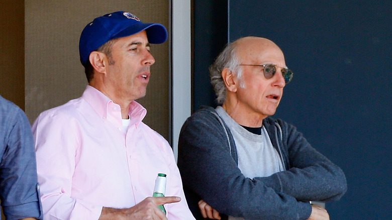 Jerry Seinfeld and Larry David