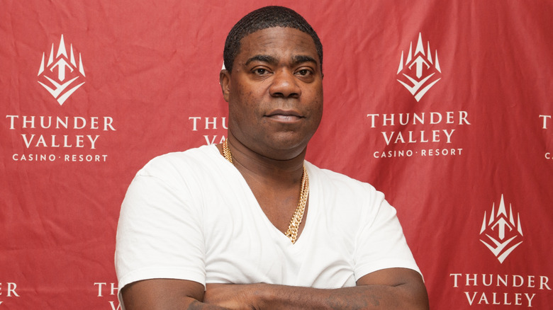 Tracy Morgan crossing his arms