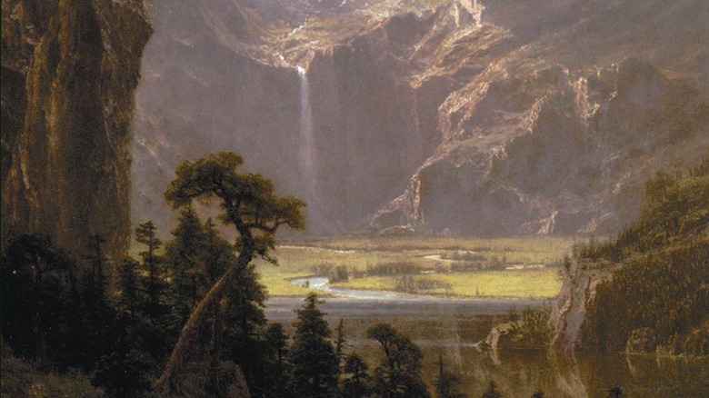 landscape illustration from Butcher's Crossing book cover