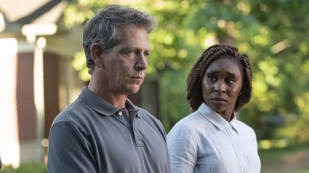 Ben Mendelsohn and Cynthia Erivo on HBO's The Outsider