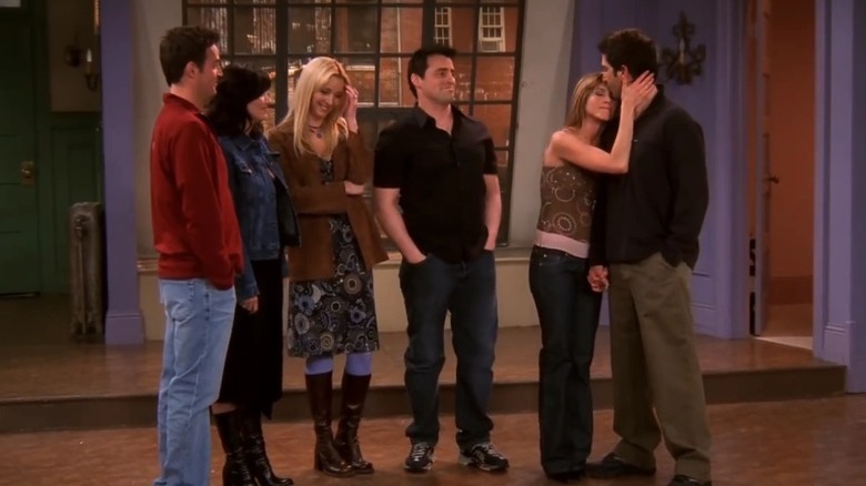 The Friends cast smiling