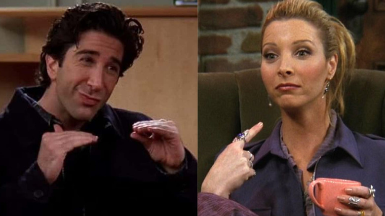 Ross and Phoebe in Friends